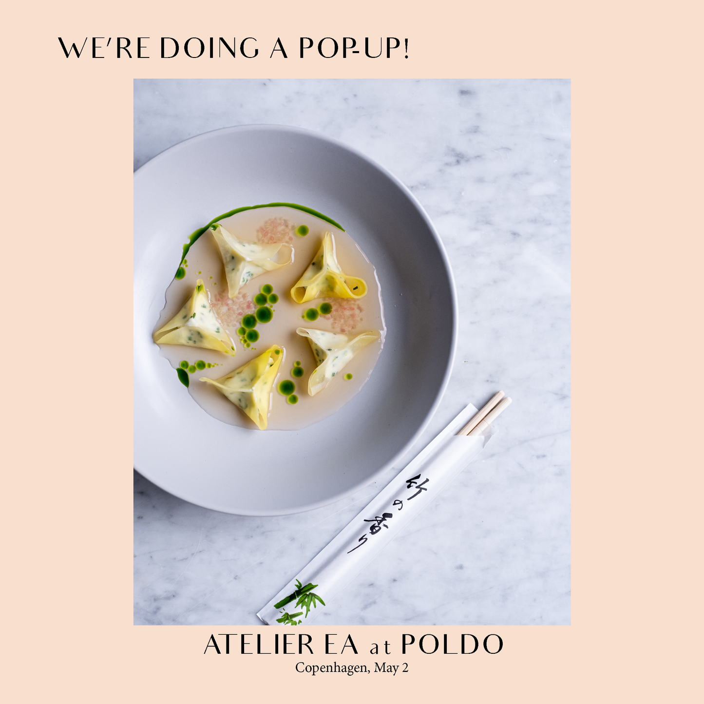 Atelier Ea at Bar Poldo dinner (6-course menu)